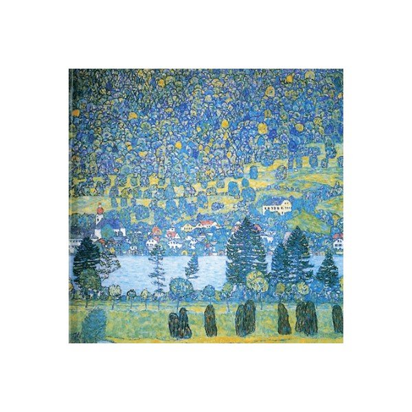 Gustavo Klimto paveikslo "Ežeras" reprodukcija, 30 x 30 cm
