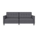 Pilkos spalvos sulankstoma sofa 203 cm Hartford – Støraa