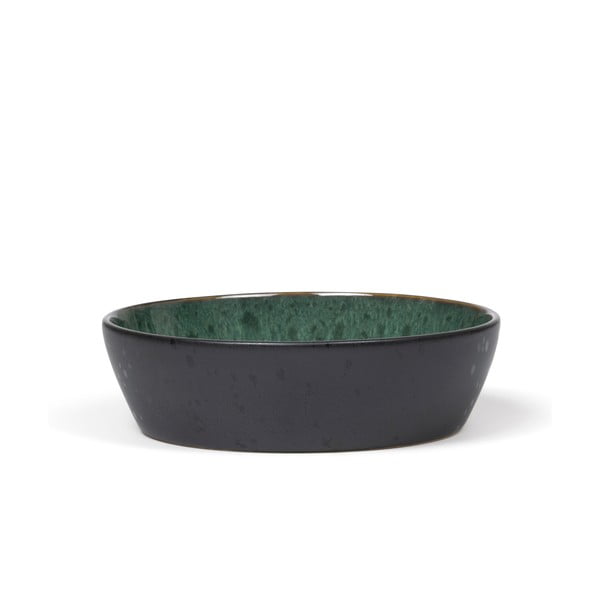 Tamsiai žalios spalvos keramikos dubuo ø 18 cm - Bitz