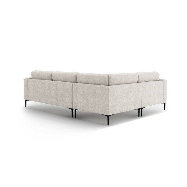 Smėlio spalvos kampinė sofa (su kairiuoju kampu/„L“ formos) Bemy – Micadoni -image-2