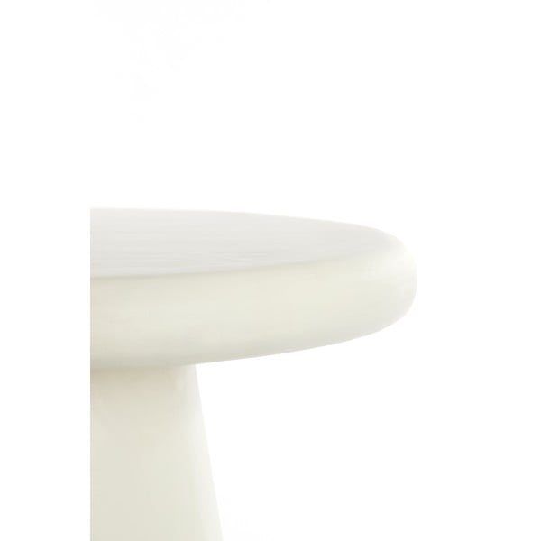 Apvalios formos kavos staliukas baltos spalvos ø 60 cm Kulona – Light & Living-image-2