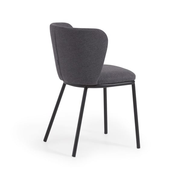 Tamsiai pilkos valgomojo kėdė Ciselia - Kave Home-image-3