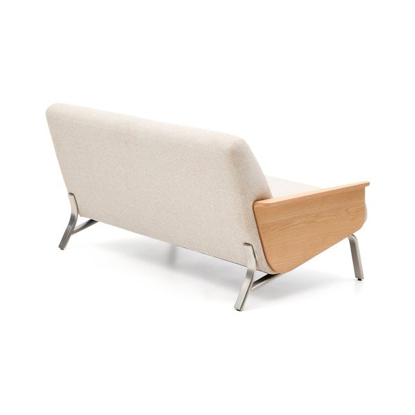 Smėlio spalvos sofa iš šenilinio audinio 165 cm Amsen – Kave Home-image-4