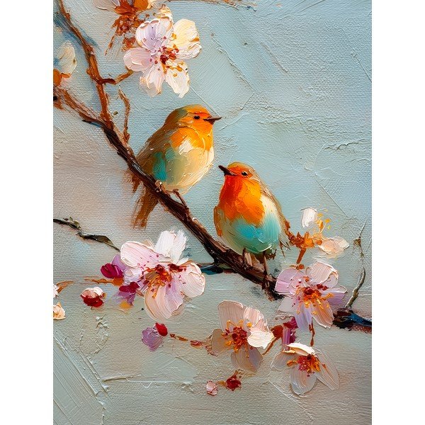 Spausdintas paveikslas su rėmeliu 60x80 cm Robins – Styler