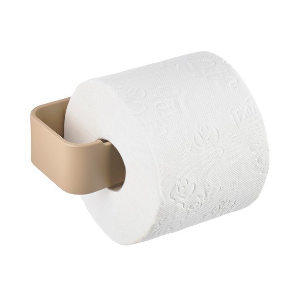 Sieninis smėlio spalvos iš metalo laikiklis tualetiniam popieriui Ume – Zone
