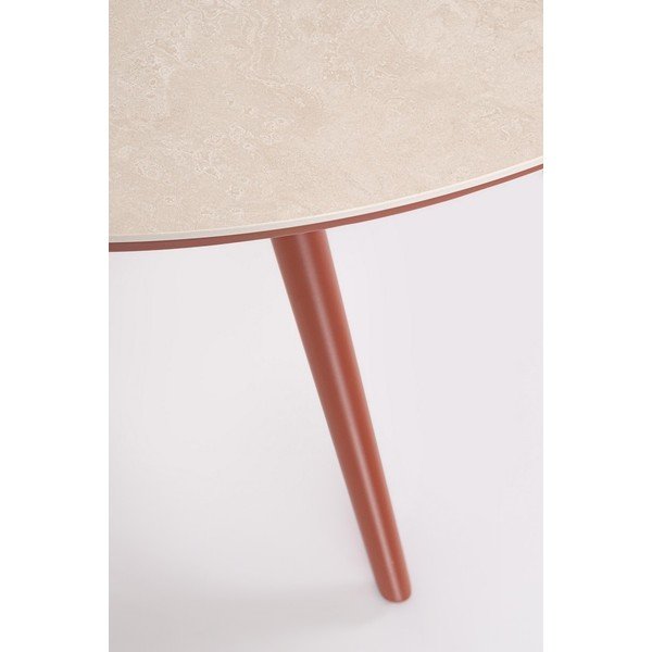 Apvalios formos sodo valgomojo stalas su akmens stalviršiu ø 120 cm Cabas – Bizzotto-image-3