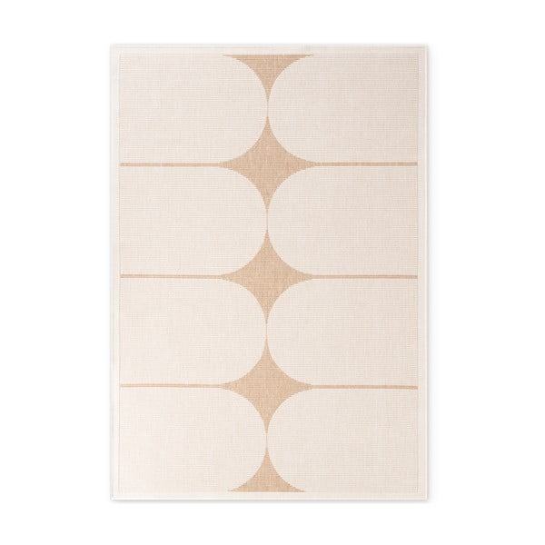 Smėlio spalvos/dramblio kaulo spalvos lauko ir vidaus kilimas 160x230 cm Duet Bowen – NORTHRUGS