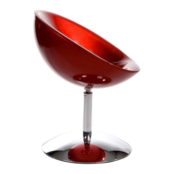 Raudona pasukama kėdė Kokoon Design Bowl