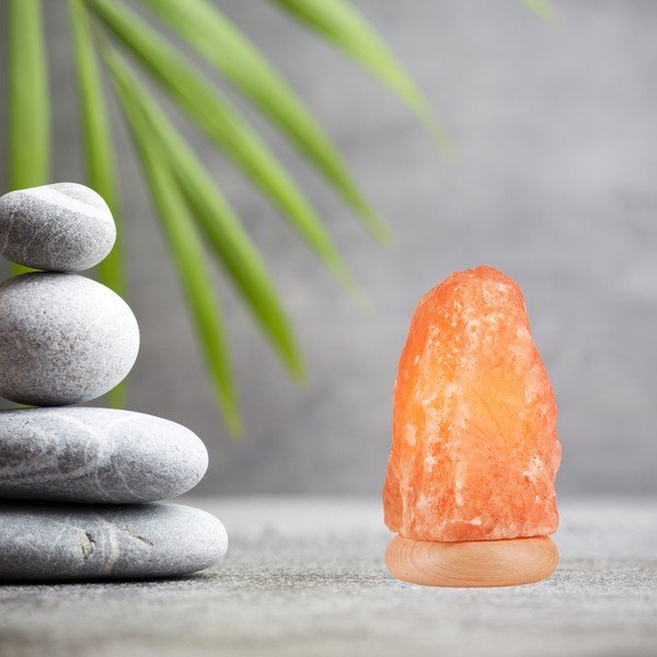 Oranžinė druskos lempa, aukštis 23 cm Sally - LAMKUR-image-2