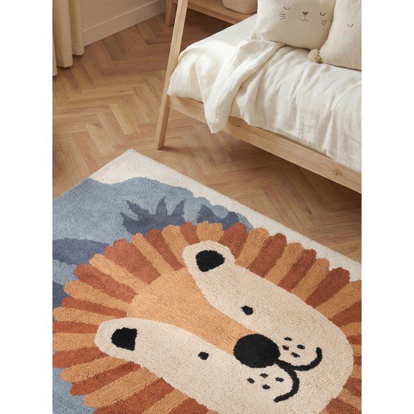 Skalbiamas/rankų darbo iš medvilnės vaikiškas kilimas 140x200 cm Snuggle Samba – Hanse Home-image-2
