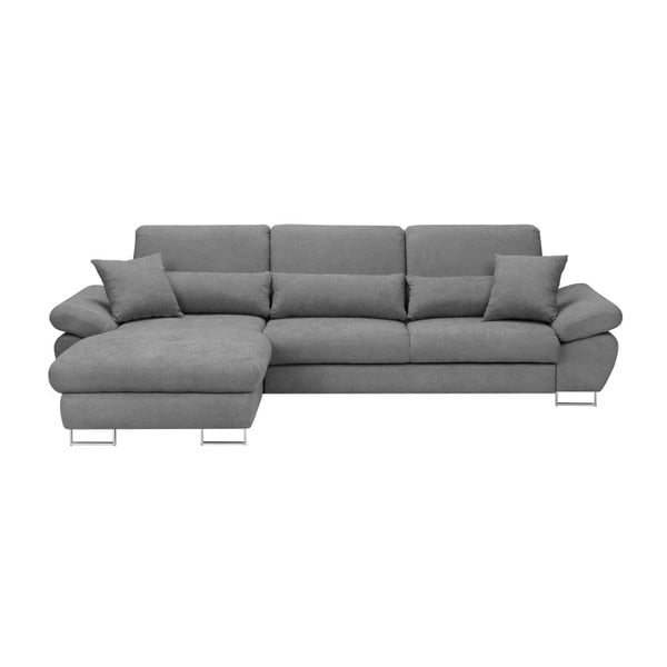 Šviesiai pilka "Windsor & Co Sofas Pi" sofa lova, kairysis kampas