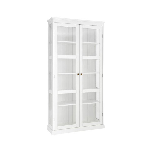 Baltos spalvos iš MDF plokštės vitrina 98x193x34 cm Wilma – Ellos Home