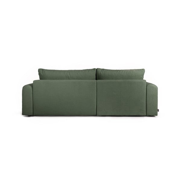 Iš boucle sulankstoma kampinė sofa žalios spalvos (su kairiuoju kampu) Quinoa – Bonami Selection-image-4