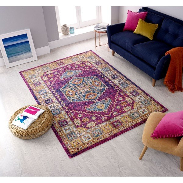 Violetinis kilimas Flair Rugs Urban Traditional, 133 x 185 cm-image-4
