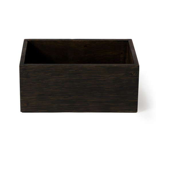 Ąžuolinė tamsi daiktų laikymo dėžė Wireworks Mezza-image-3