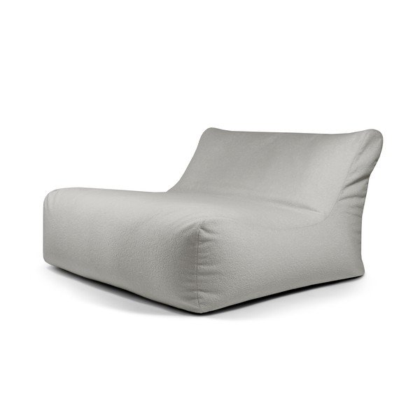 Šviesiai pilkos spalvos iš boucle sėdmaišis Sofa Lounge – SLOWDOWN