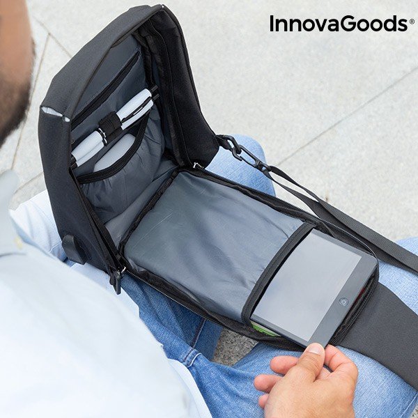 Krepšys su vienu dirželiu nuo vagystės InnovaGoods-image-3