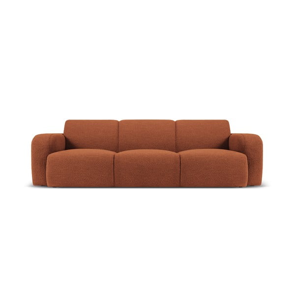 Sofa rudos spalvos iš boucle 235 cm Molino – Micadoni Home