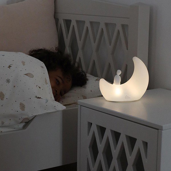 Dramblio kaulo spalvos vaikiška naktinė lemputė Moon Off-White – Cam Cam Copenhagen-image-1