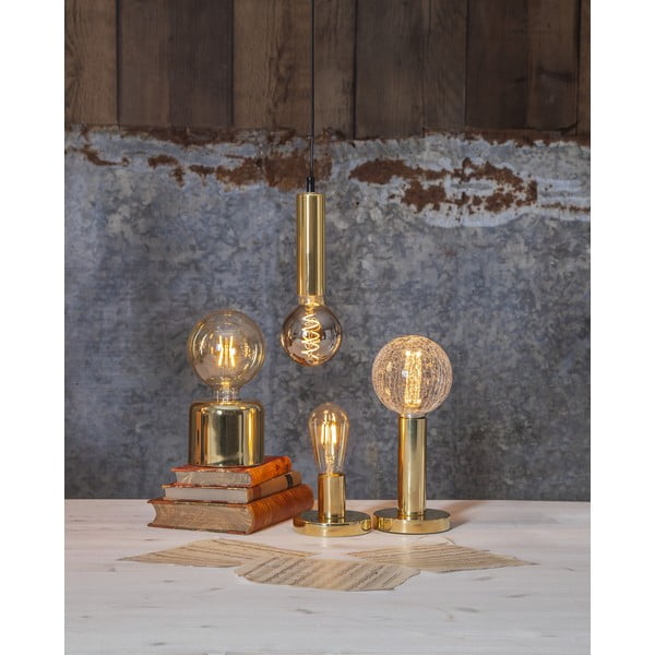 Šilta LED/su kaitinimo siūleliu lemputė 1 W E27, Plain Amber – Star Trading-image-4