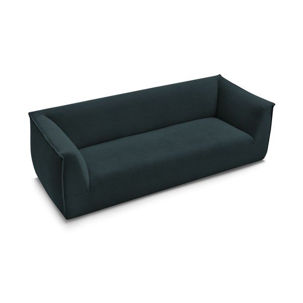 Tamsiai mėlynos spalvos sofa iš kordinio velveto 242 cm Giorgia – Bobochic Paris-image-3