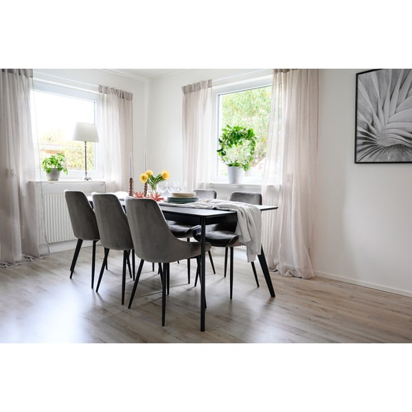 Prailginamas valgomojo stalas su uosio dekoro stalviršiu 90x190 cm Yumi – Rowico-image-2
