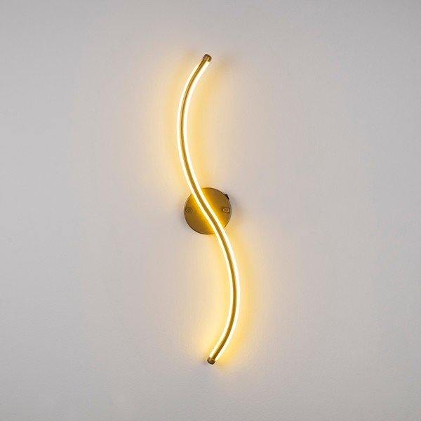 Sieninė lempa auksinės spalvos LED Yilan – Opviq lights-image-1