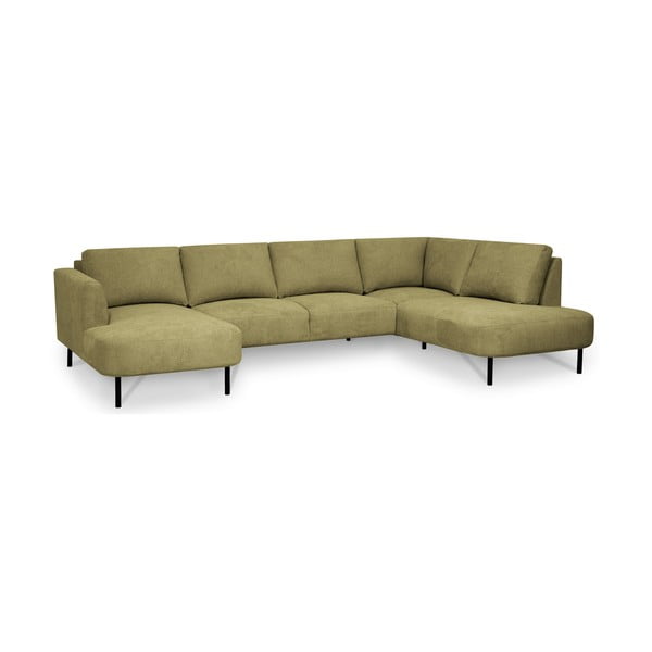 Kampinė sofa garstyčių spalvos (su dešiniuoju kampu/„U“ formos) Hero – Scandic-image-2
