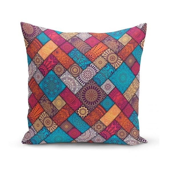 Dekoratyviniai pagalvių užvalkalai 4 vnt. 45x45 cm Mandala Tiles – Minimalist Cushion Covers-image-1