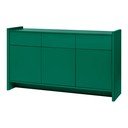 Žalios spalvos šoninė spintelė 160x91x46 cm Rali – noo.ma