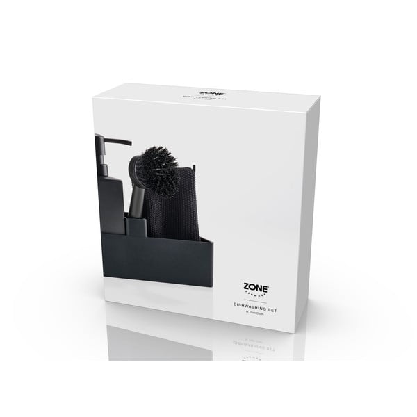 Juodos spalvos iš plastiko/iš silikono stovas skalbimo reikmenims Singles – Zone-image-2