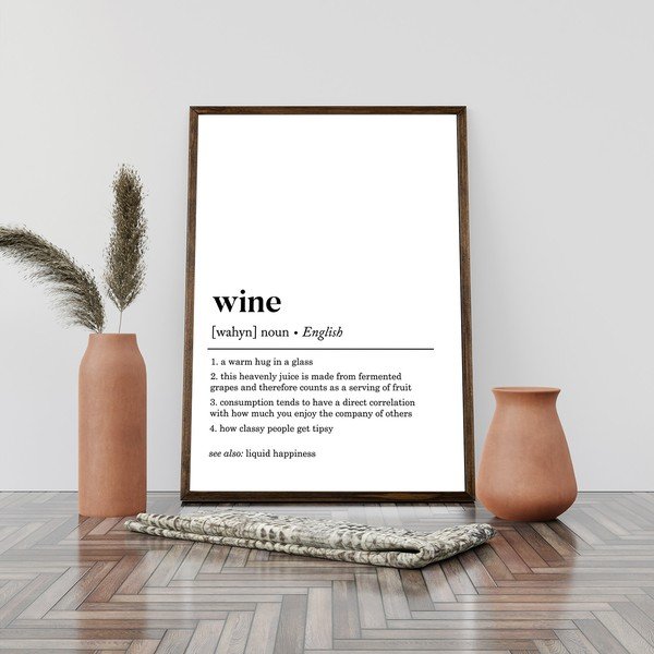 Paveikslas 50x70 cm Wine – Wallity-image-2