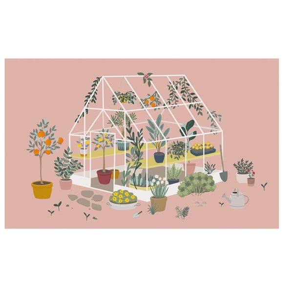 Vaikiški tapetai 400 cm x 248 cm The Green House – Lilipinso