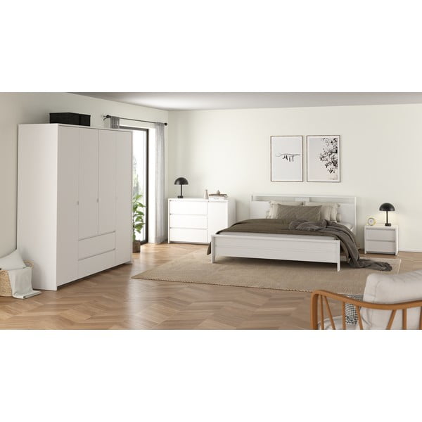 Baltos spalvos naktinis staliukas Next – Tvilum-image-3