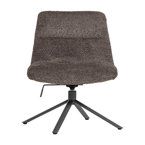 Rudos spalvos pasukamas krėslas iš boucle Soren – WOOOD-image-2