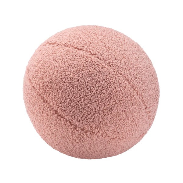 Rožinės spalvos iš boucle vaikiška sofos pagalvėlė Ball – Wigiwama