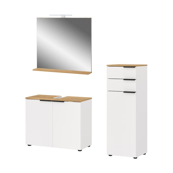 Vonios baldų komplektas baltos spalvos Menen – Germania