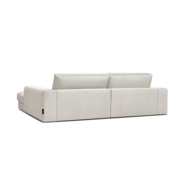Smėlio spalvos kampinė sofa iš velveto (su dešiniuoju kampu/su gultu) Sierra – Bobochic Paris-image-4