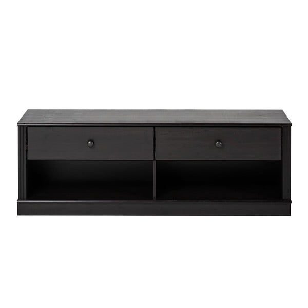 Iš pušies masyvo TV spintelė tamsiai rudos spalvos 137x47 cm Anita – Støraa