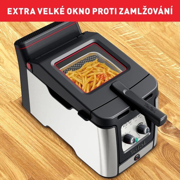 Gruzdintuvė juodos spalvos/matinės sidabrinės spalvos Clear Duo FR600D10 – Tefal-image-4