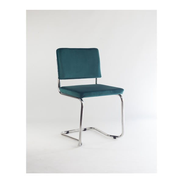 Kėdė su turkio spalvos aksomo apmušalais "Velvet Atelier Bertha