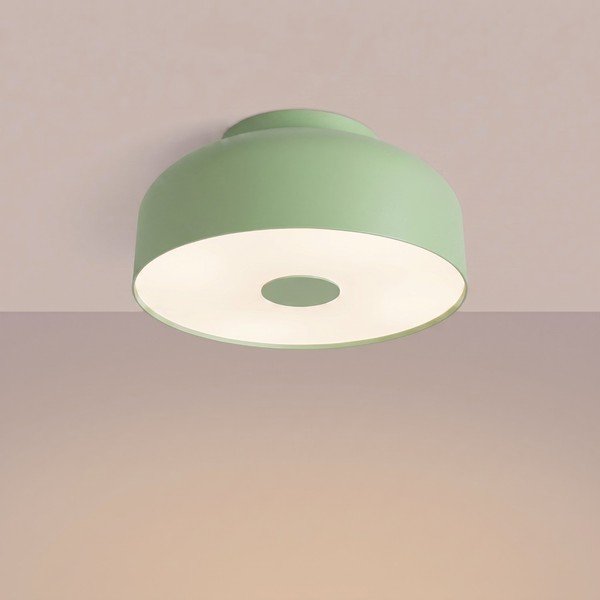 Šalavijo spalvos iš plieno lubinis šviestuvas ø 30 cm Omiq – Sollux-image-2
