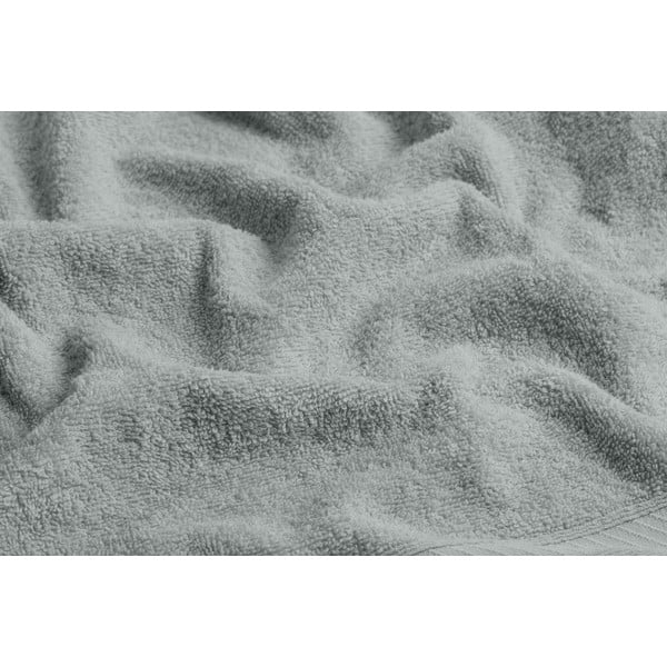 Šviesiai pilkos spalvos iš frote audinio iš medvilnės vonios rankšluosčių rinkiniai 2 vnt. – Foutastic-image-3