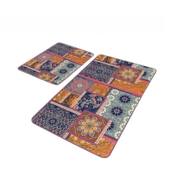Iš velveto vonios kilimėliai 2 vnt. 60x100 cm – Mila Home