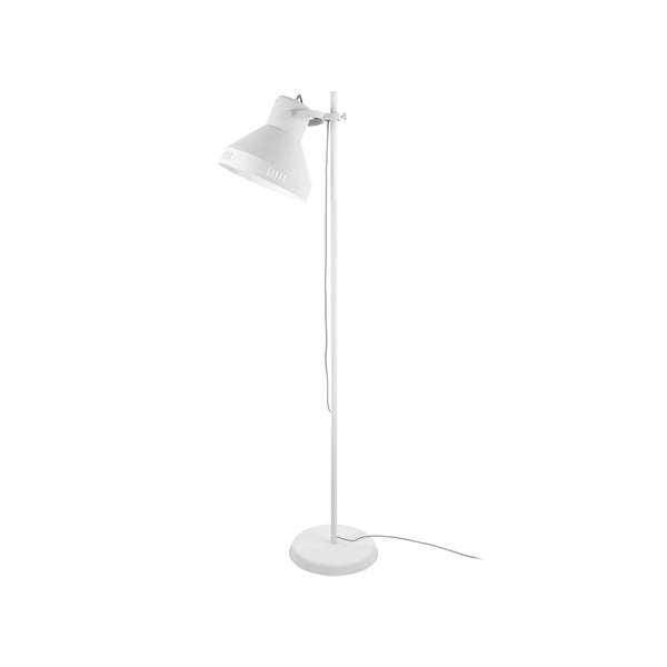 Baltas grindų šviestuvas Leitmotiv Tuned Iron, aukštis 180 cm