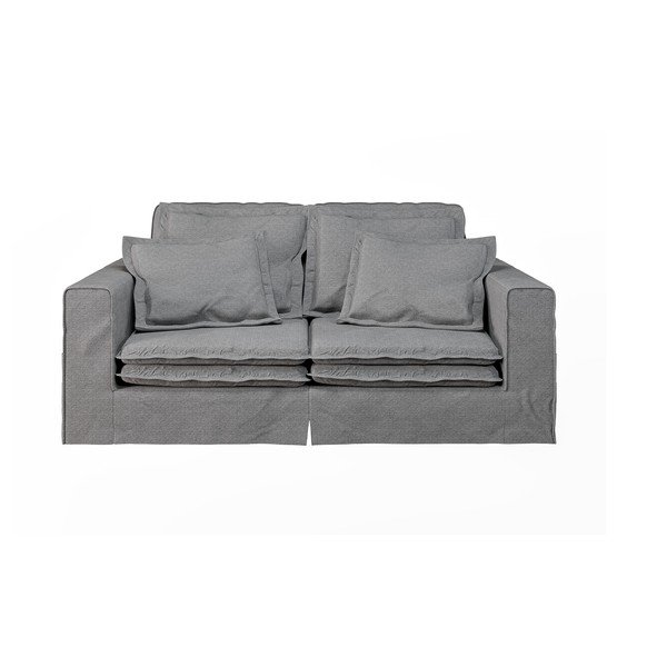 Pilkos spalvos sofa 196 cm Nora – Ropez