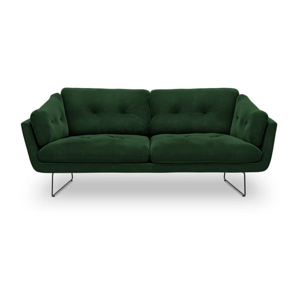 Tamsiai žalia aksominė sofa Windsor & Co Sofas Gravity