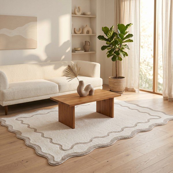 Kreminės spalvos kilimas 120x170 cm Dolce – ESTE-image-2