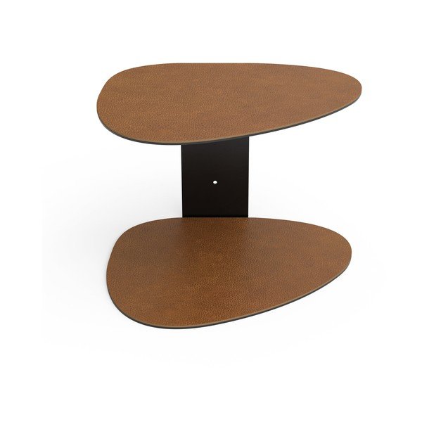 Konjako rudos spalvos iš plieno sieninė lentyna 29 cm Curve Bull – LIND DNA