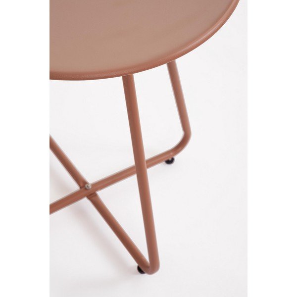 Iš plieno apvalios formos sodo šoninis staliukas ø 45 cm Jable – Bizzotto-image-1